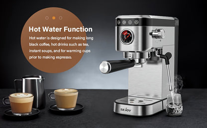 Espresso Maker With Milk Forth Steam